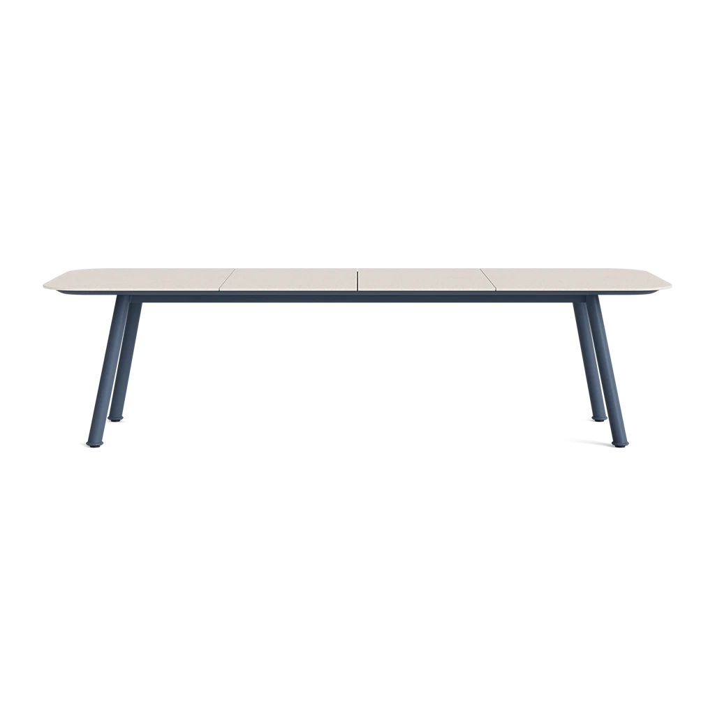 110" x 40" Rect. Stone-Top Dining Table