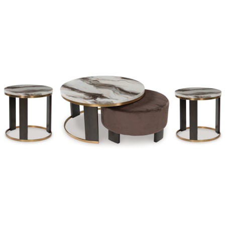 Coffee Table And 2 Ends