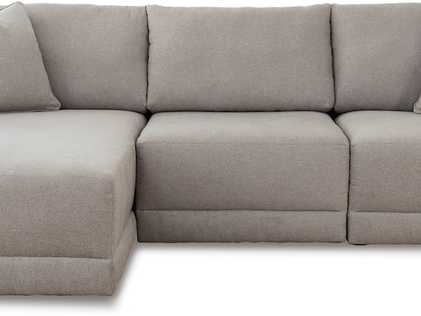 3-Piece Sectional with Chaise