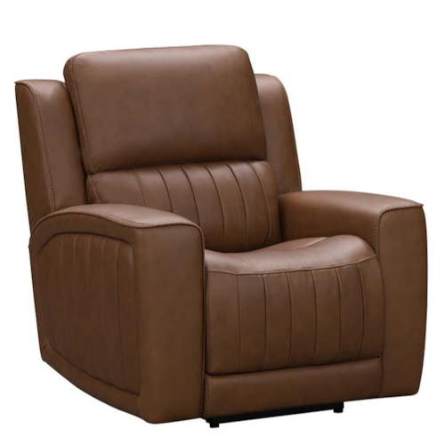 Transitional Power Recliner with Power Headrest