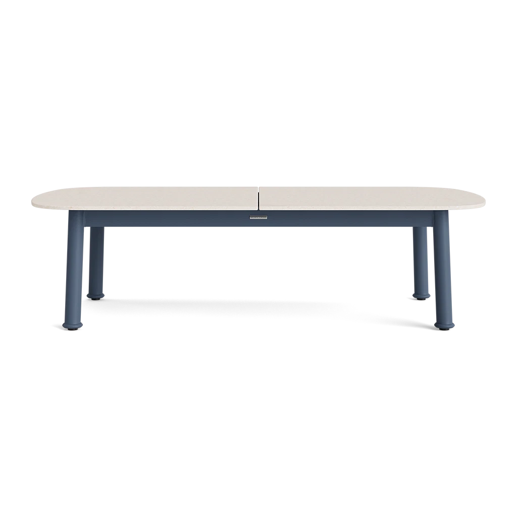 60" x 30" Stone-Top Coffee Table