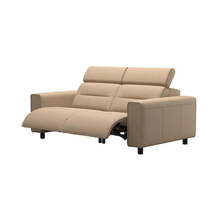 Power Reclining Loveseat with Wide Arms