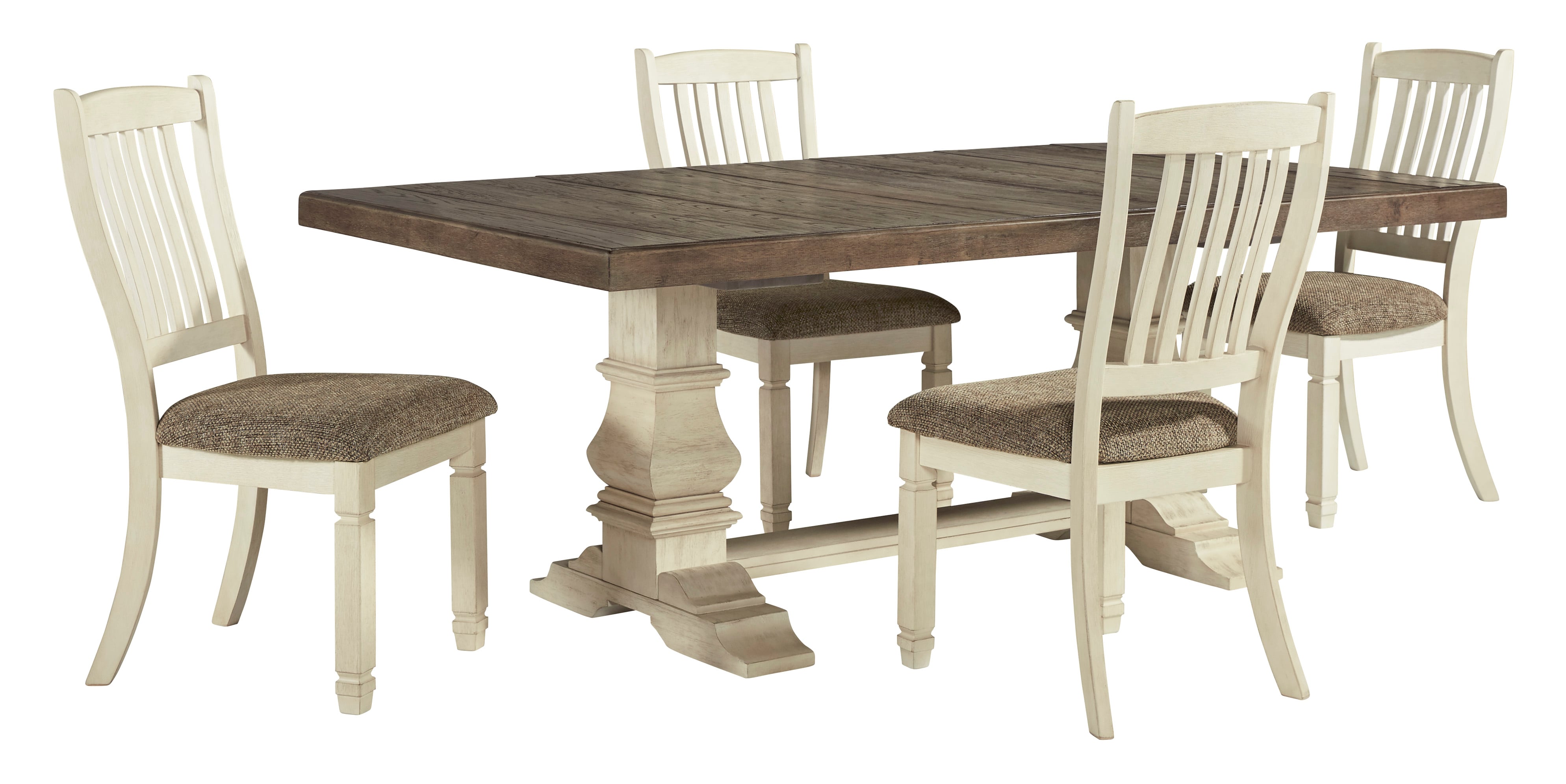 Signature Design by Ashley Bolanburg x1 D647 01x4 5 Piece Dining