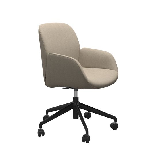Low-Back Office Chair with Arms