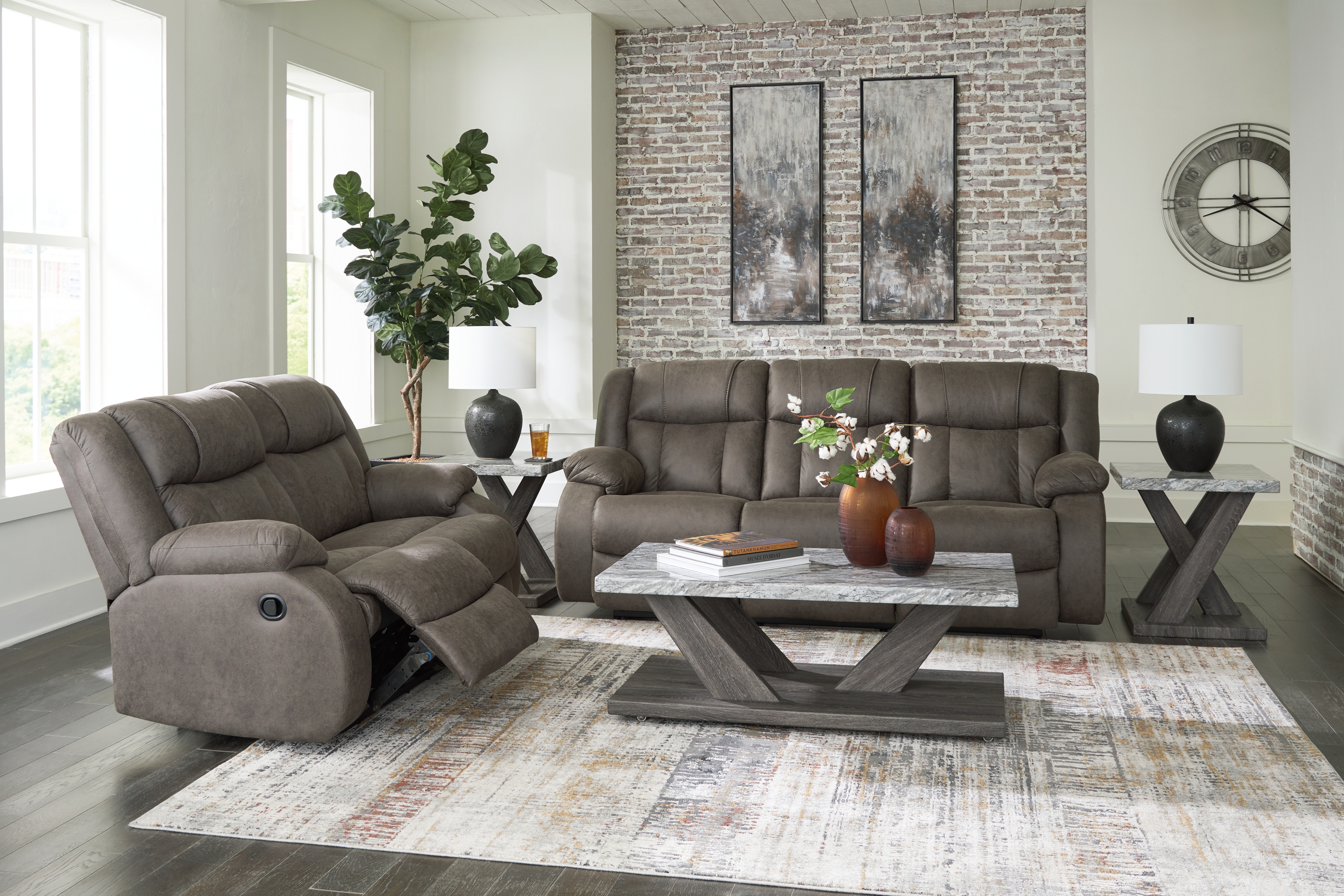 Ashley Signature Design First Base Living Room Set