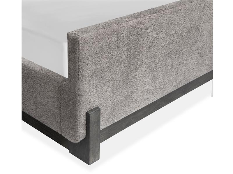 Complete Queen Upholstered Panel Bed