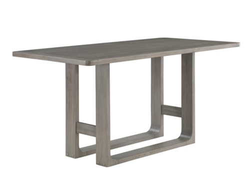 Rustic Counter Height 72in. Dining Table