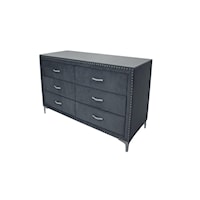 Glam 6-Drawer Dresser