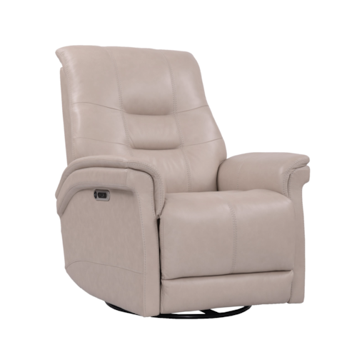 Casual Cordless Power Swivel Glider Recliner with Power Headrest