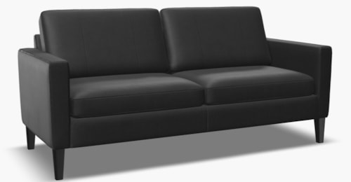 Transitional 2-Seat Sofa with Track Arms