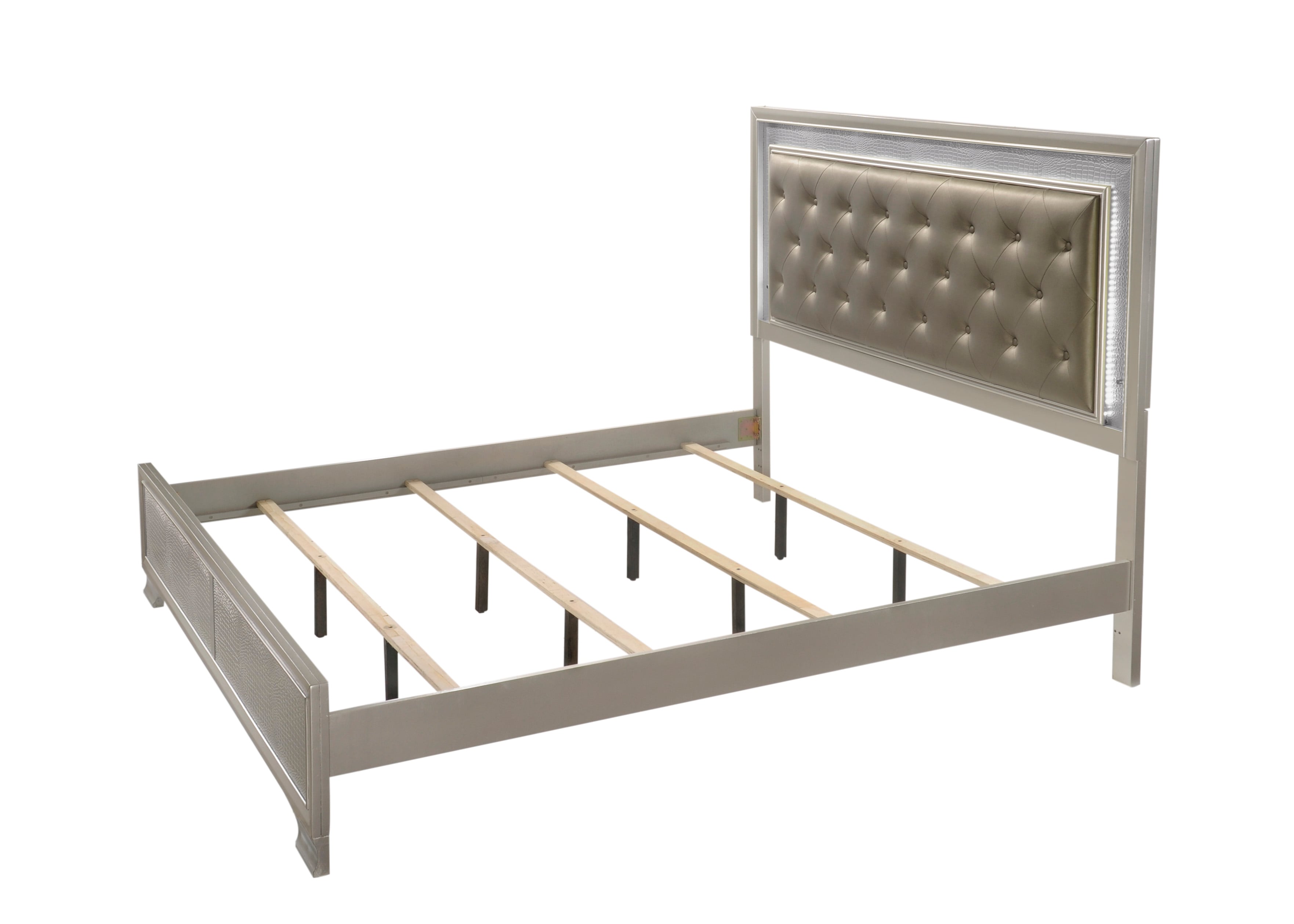 Crown Mark Lyssa Upholstered King Bed