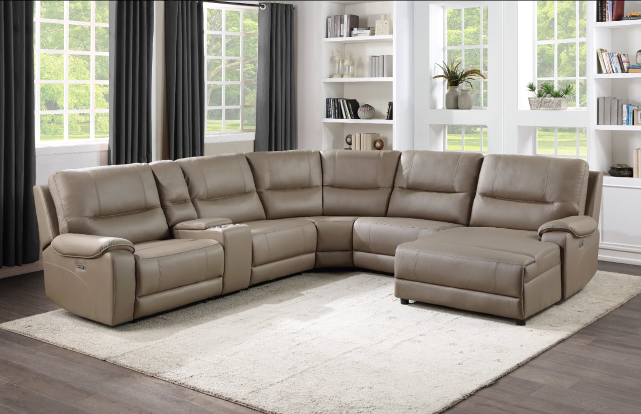6-Piece Power Reclining Sectional Sofa