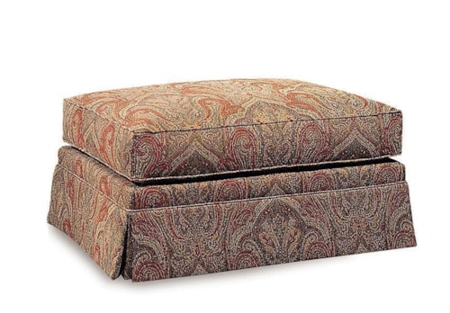 Traditional Ottoman with Roller Casters