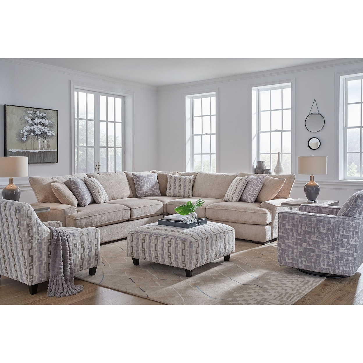 Fusion Furniture 2000 DOC FOSSIL Living Room Set