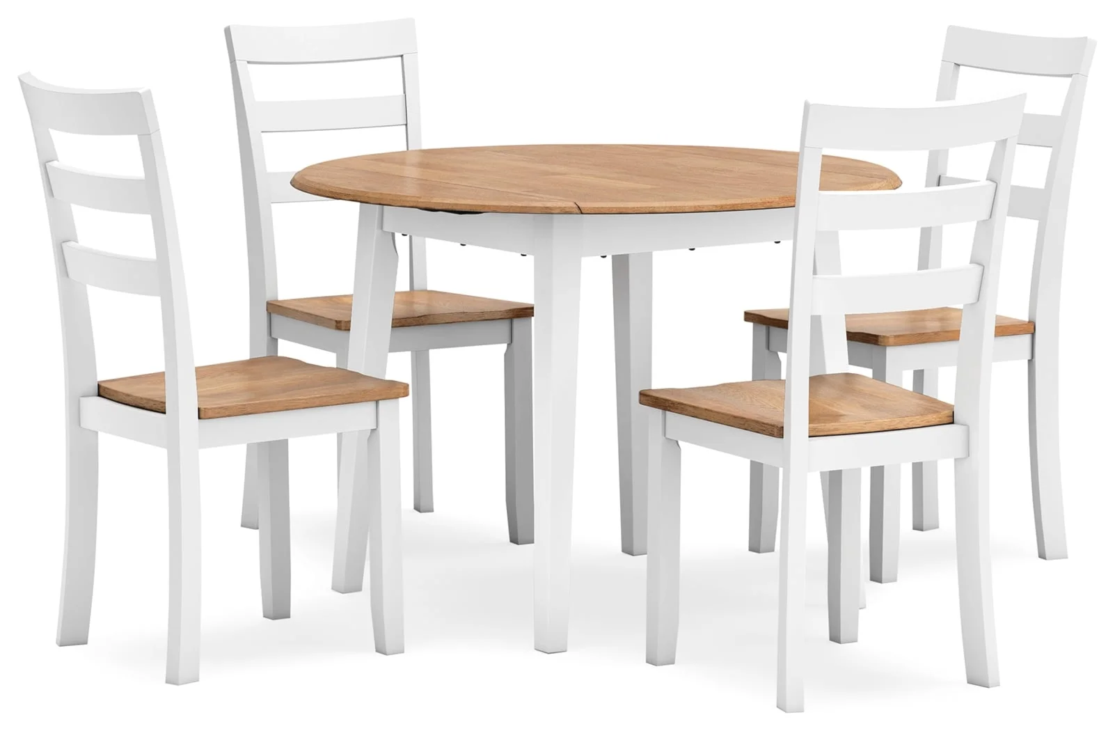 Gesthaven 5 Piece Casual Round Dining Set Furniture And More Table And Chair Set 5 Pc 1269