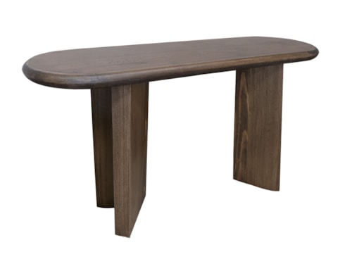 Transitional Oval Sofa Table