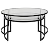 Uttermost Rhea Rhea Black Nesting Coffee Tables S/2