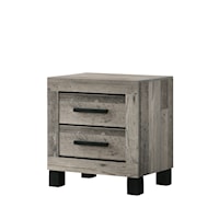 NATURAL GREY NIGHTSTAND |