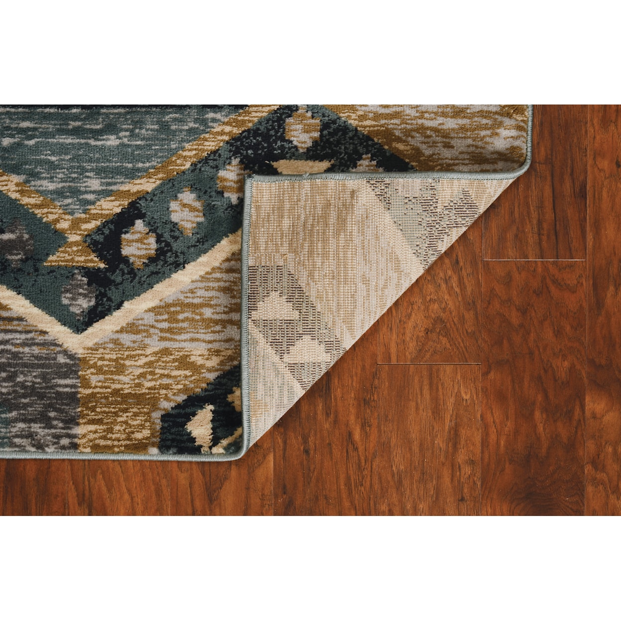 Kas Chester 5'3" x 7'7" Seafoam Woodlands Rug