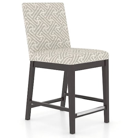 Customizable 24&quot; Upholstered Fixed Stool