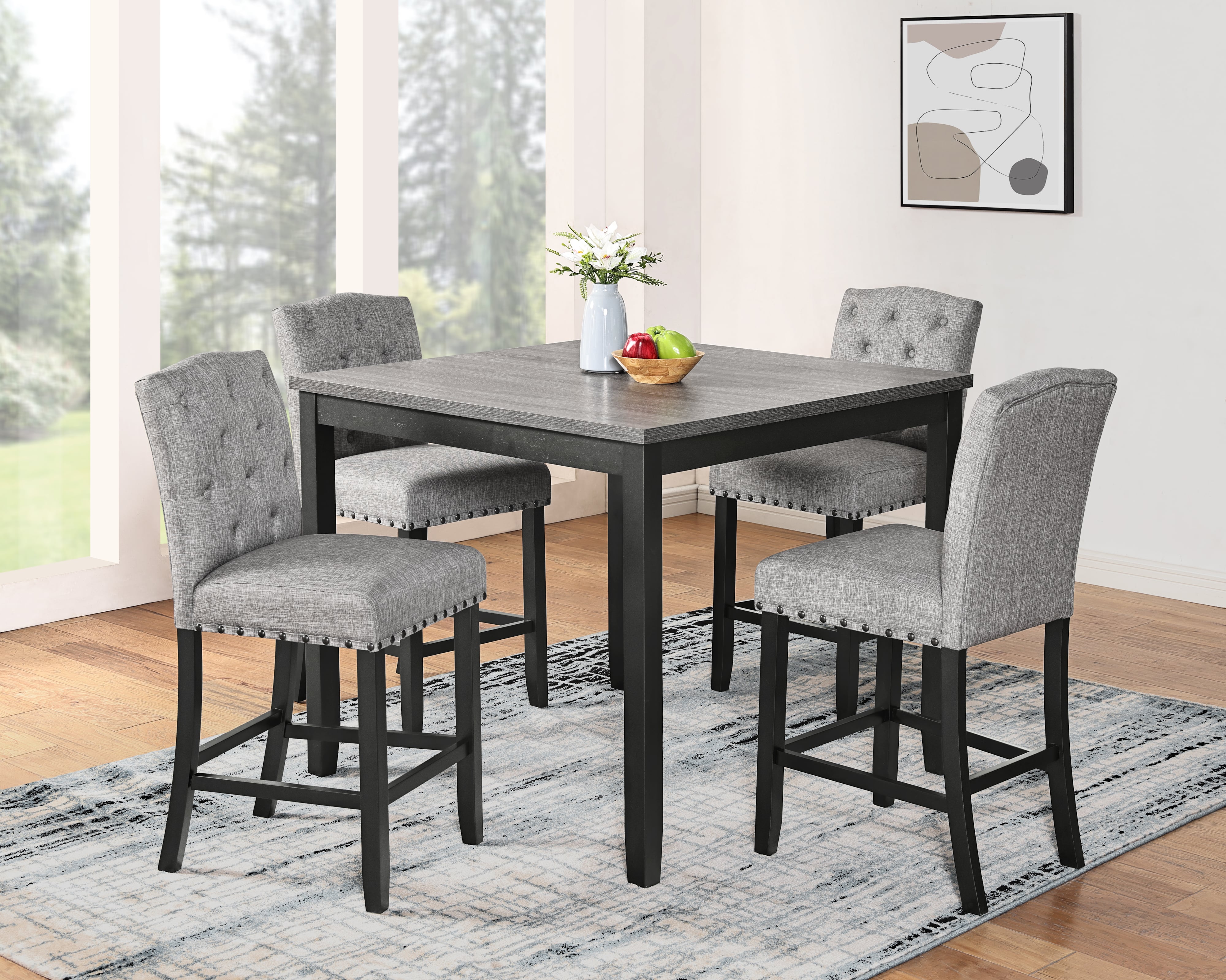 Throckmorton 5 piece online dining set