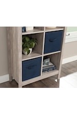 Sauder Miscellaneous Storage Transitional 3-Shelf Bookcase with Adjustable Shelves