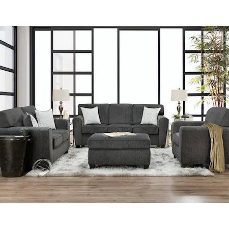 Contemporary 4-PieceLiving Room Set