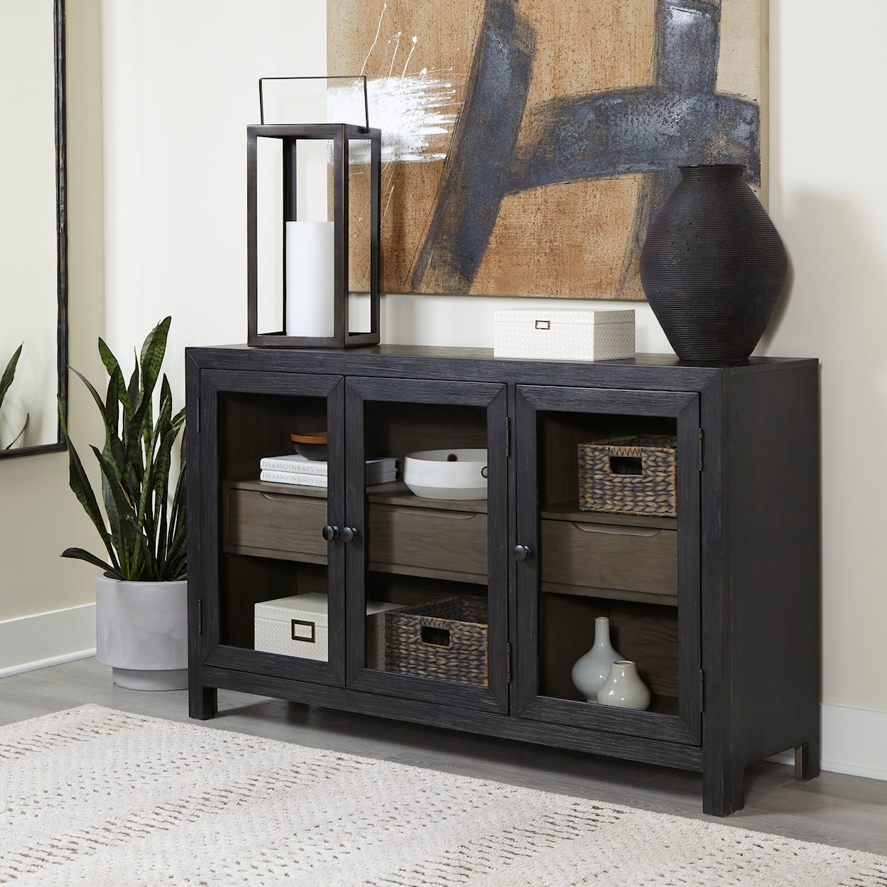 Signature Design Lenston Accent Cabinet