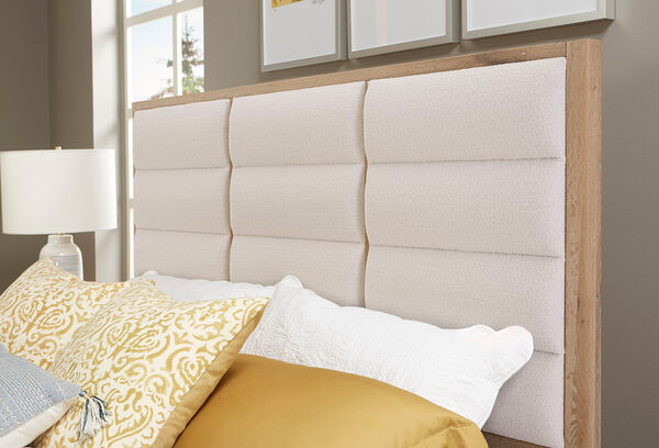 Upholstered Queen Panel Bed