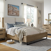 Catalina Upholstered King Panel Bed