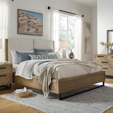 Catalina California King Upholstered Bed