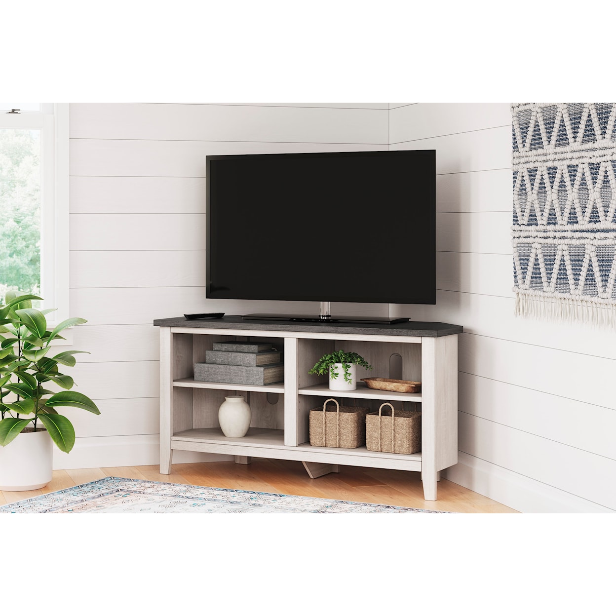 Signature Design by Ashley Dorrinson Corner TV Stand