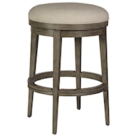 Cecile Backless Swivel Barstool