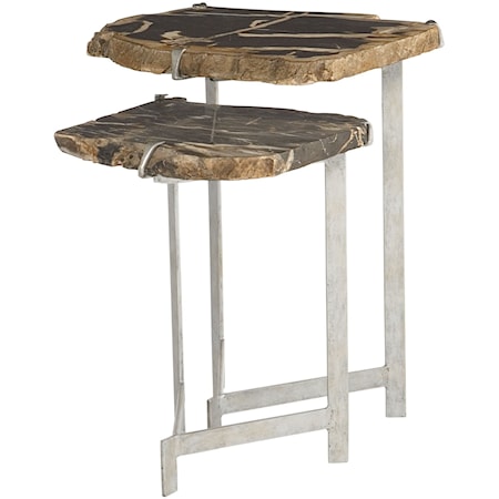 Ardelle Petrified Nesting Table