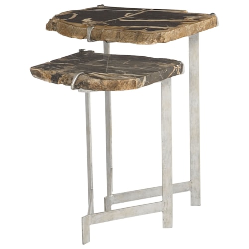 Ardelle Petrified Nesting Table