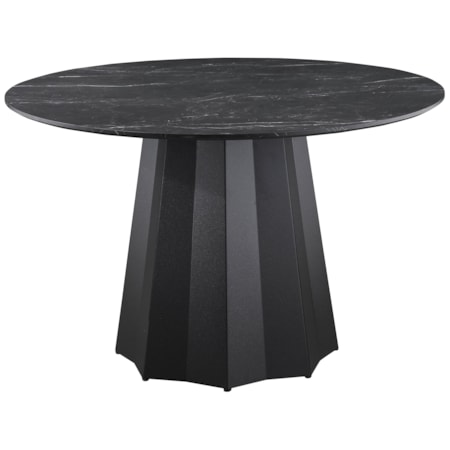 48-inch Faux Marble Top Dining Table