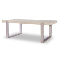 Contemporary Dining Table with Table Leaves
