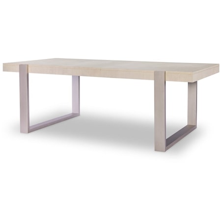 Contemporary Dining Table with Table Leaves