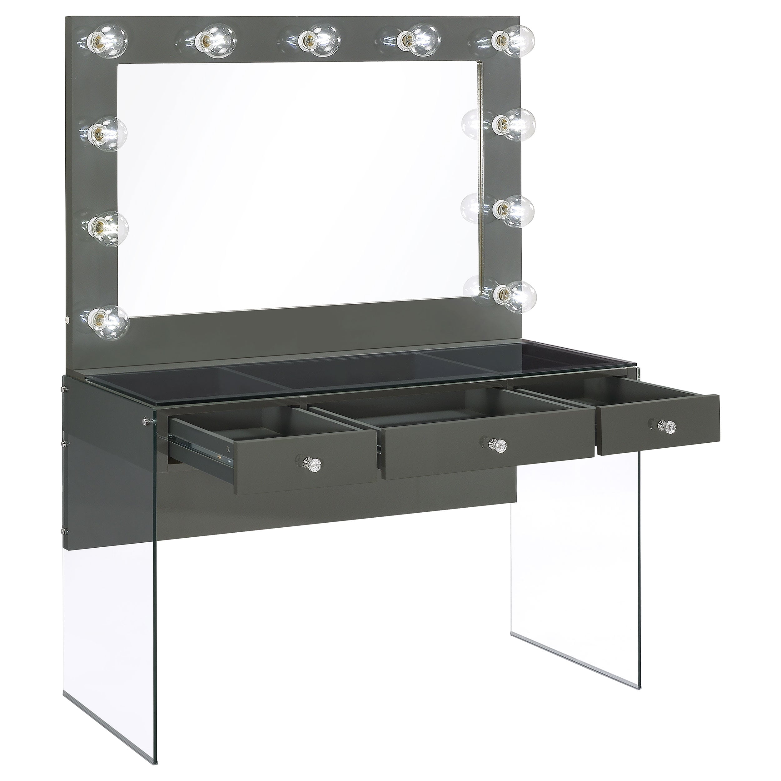 Afshan 3-drawer Vanity Set w/ Lighting