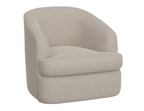 Contemporary Accent Chair with 360 Swivel