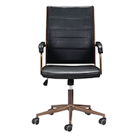 Auction Office Chair Vintage Black