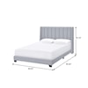 Accentrics Home Fashion Beds King Upholstered Bed