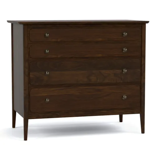 Transitional Three-Drawer Dresser with Removable Jewelry Tray