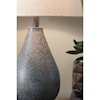 Signature Design by Ashley Lamps - Contemporary Set of 2 Bateman Patina Metal Table Lamps