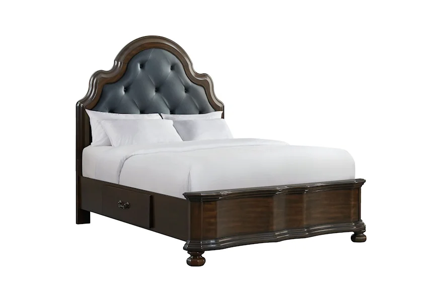 Avery- Queen 2-Drawer Platform Storage Bed by Elements International at Sam's Appliance & Furniture