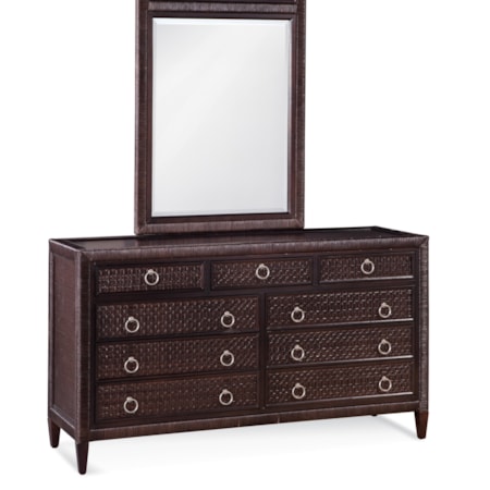 Nine Drawer Dresser