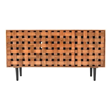 Trent Global Woven Front Accent Cabinet