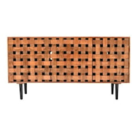 Trent Global Woven Front Accent Cabinet