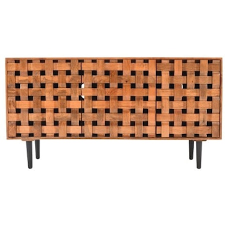 Trent Global Woven Front Accent Cabinet