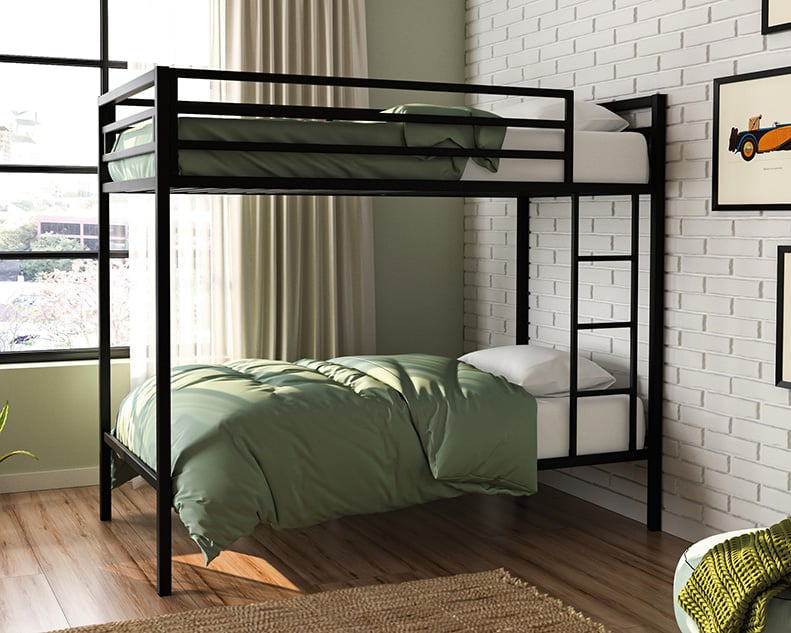 Sauder Boulevard Cafe Metal Bunk Bed